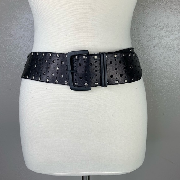Gorgeous Brown Purple Metallic Sheen Leather Belt Size Medium main image 6
